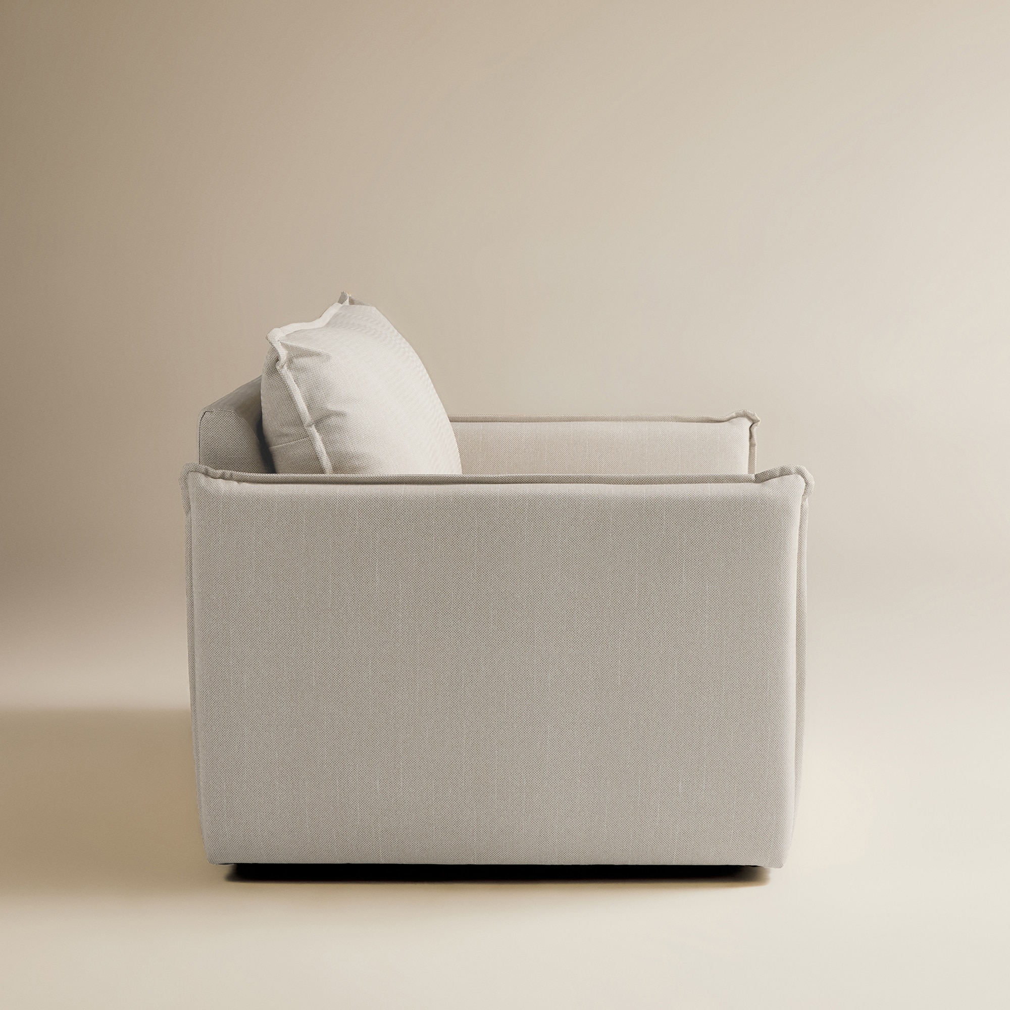 Sillón de jardín con tejido impermeable Oasis - Crema 107 cm Crema-3