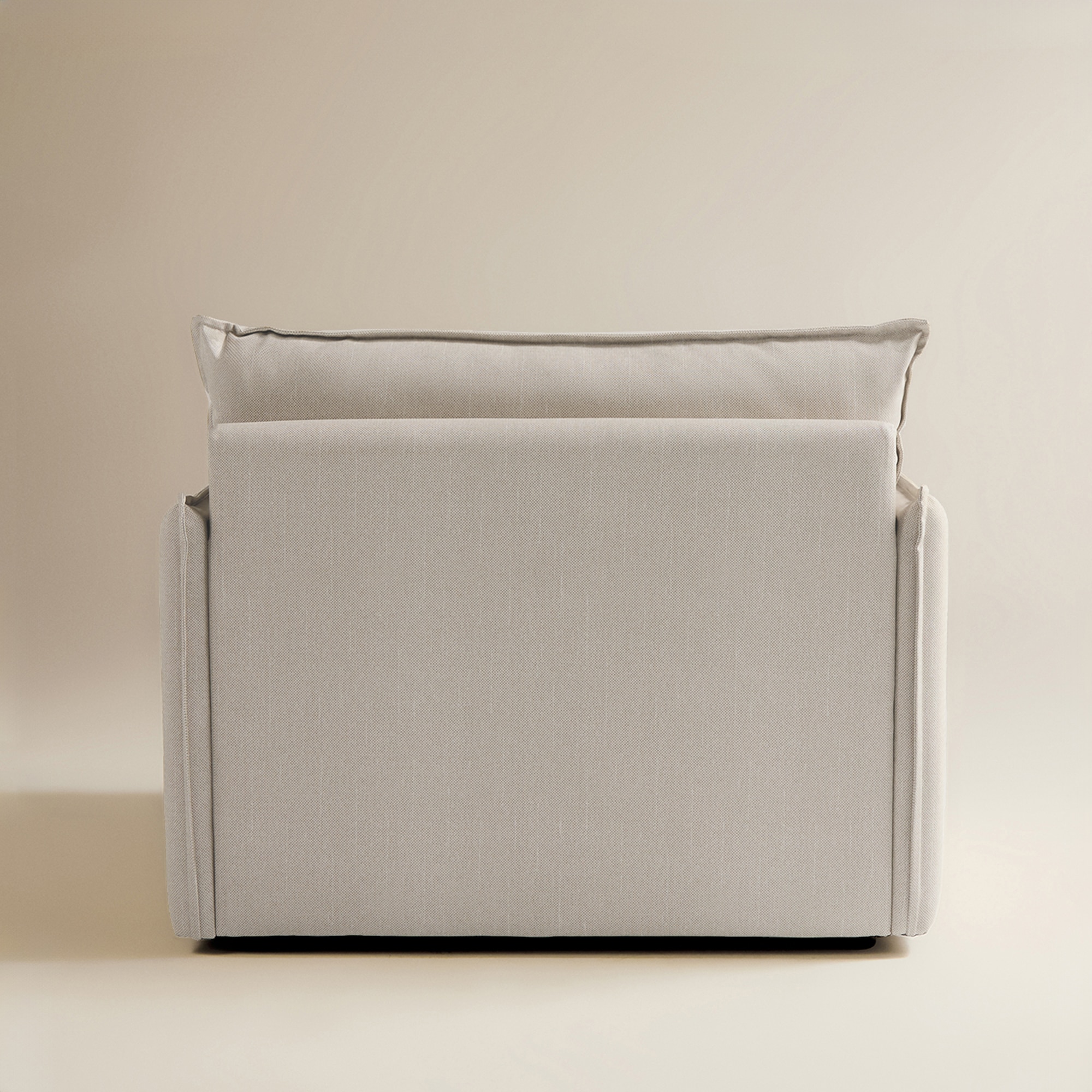 Sillón de jardín con tejido impermeable Oasis - Crema 107 cm Crema-4