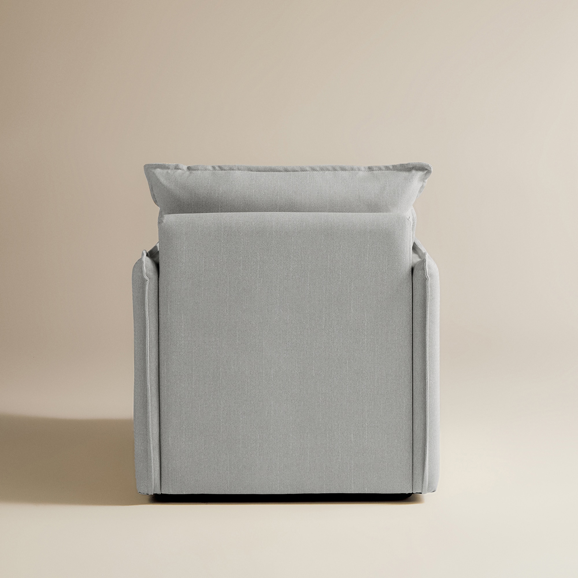 Sillón de jardín con tejido impermeable Oasis - Gris 78 cm Gris-4