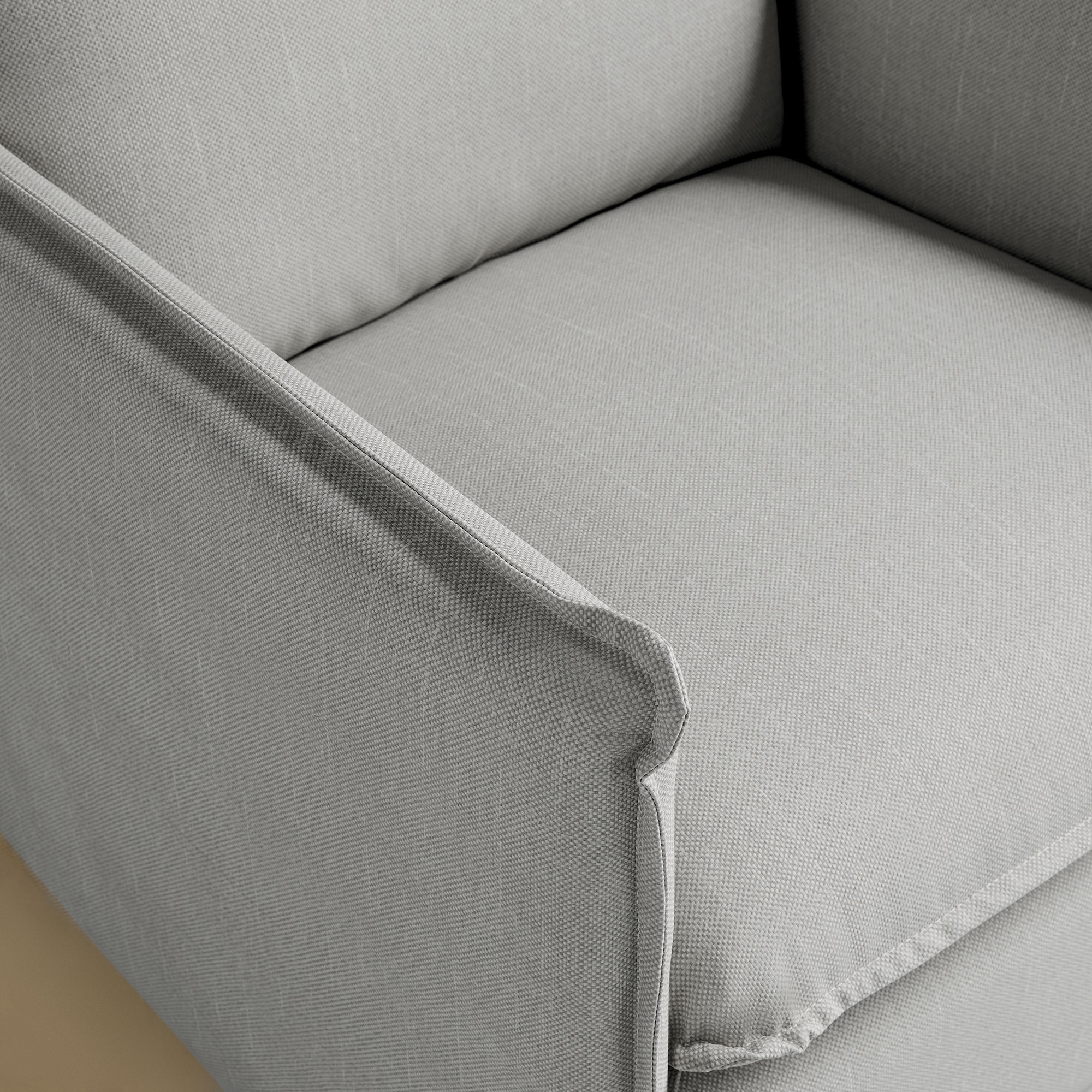 Sillón de jardín con tejido impermeable Oasis - Gris 78 cm Gris-5