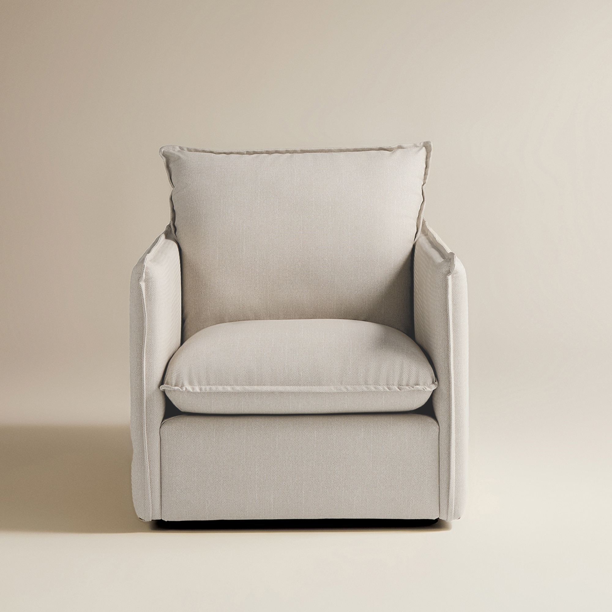Sillón de jardín con tejido impermeable Oasis - Crema 78 cm Crema-2