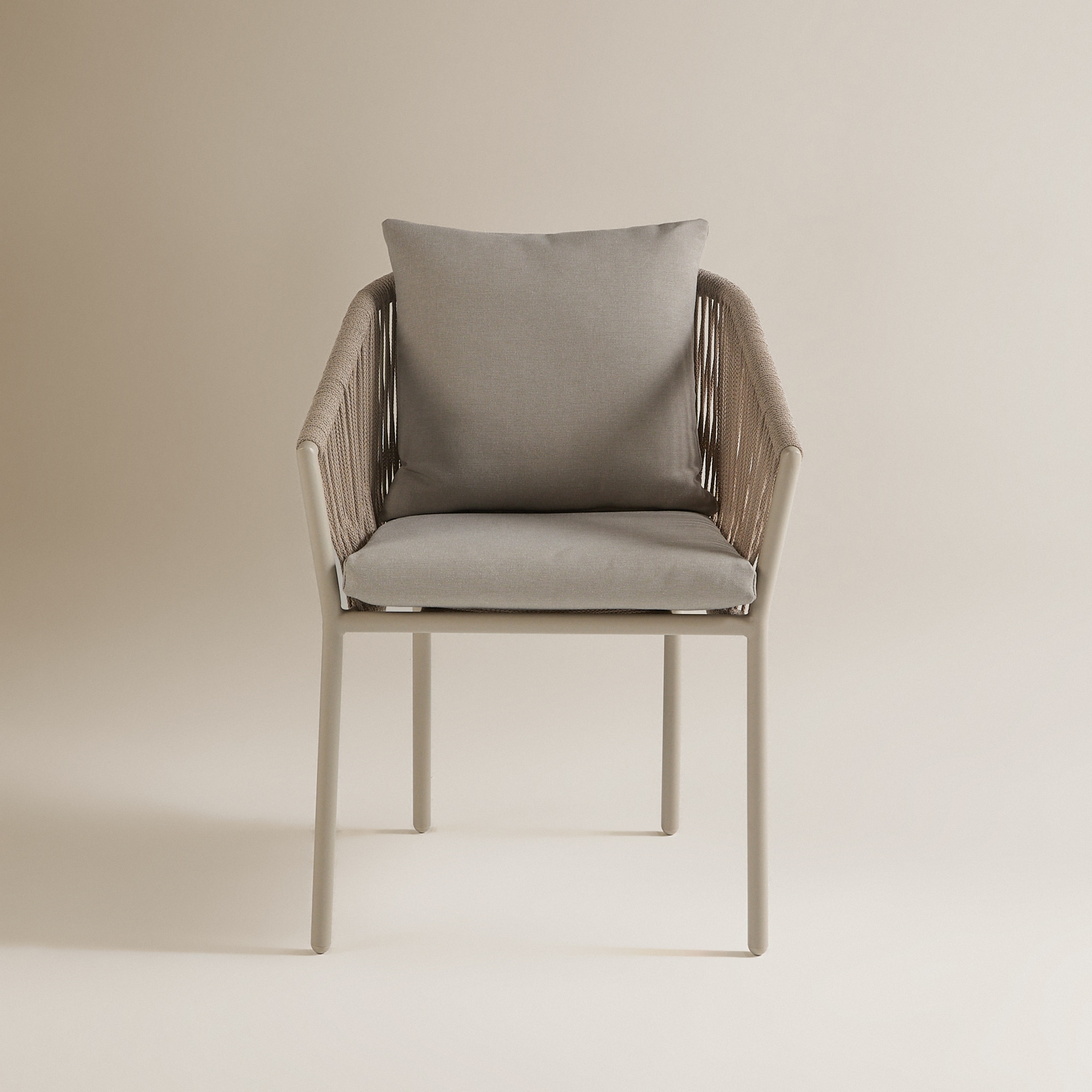 Sillón de jardín apilable Sonora El Corte Inglés - Crema Crema-3