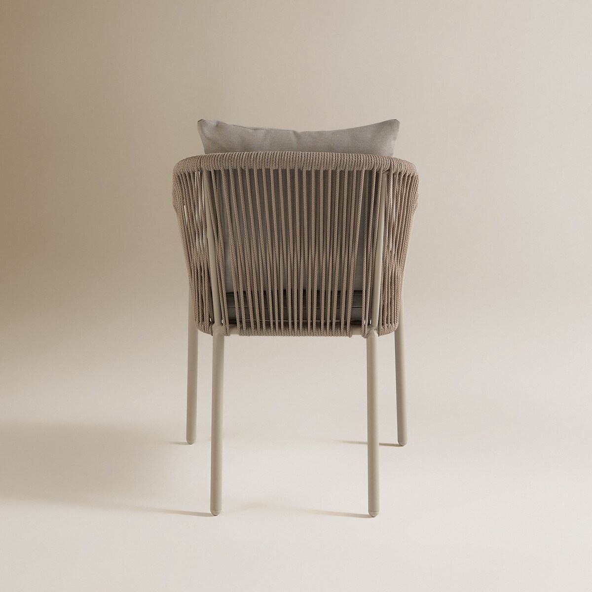 Poltrona de jardim empilhável Sonora El Corte Inglés Creme-5