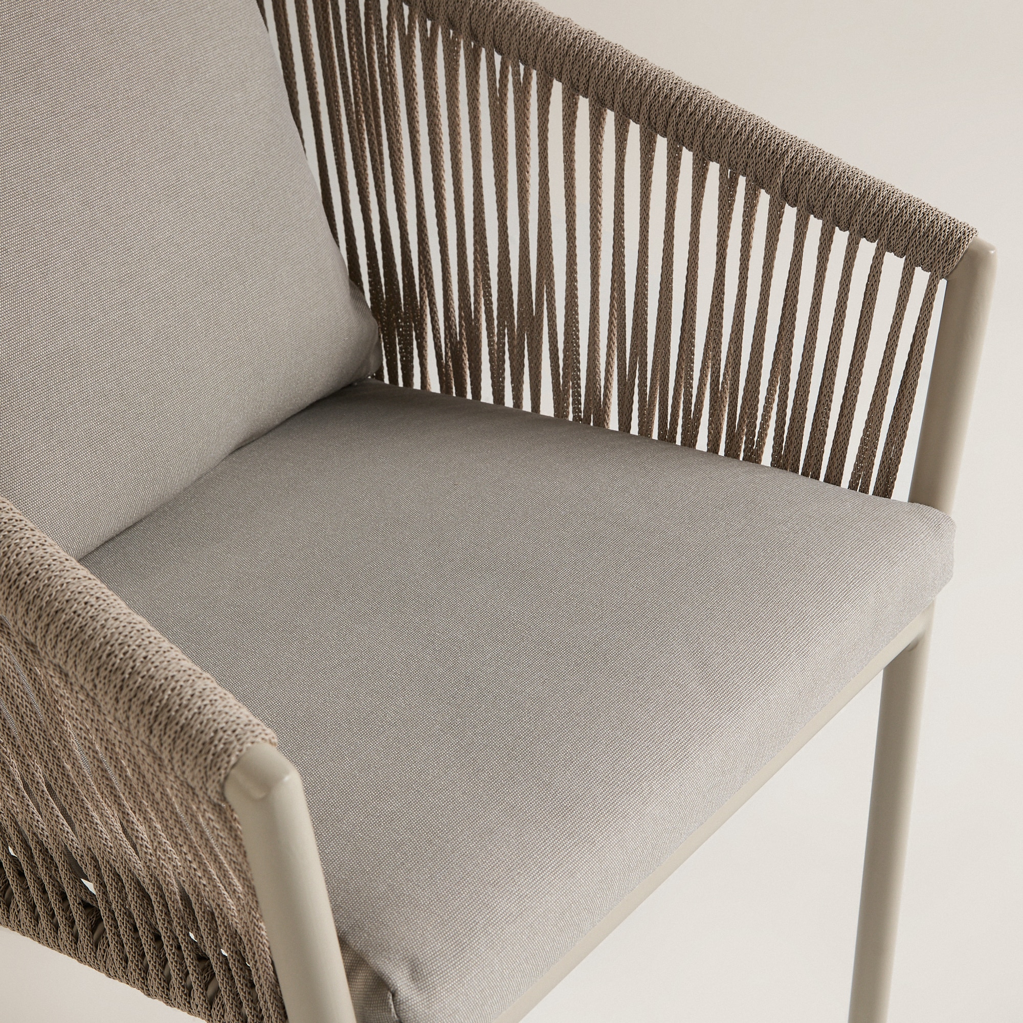 Sillón de jardín apilable Sonora El Corte Inglés - Crema Crema-6