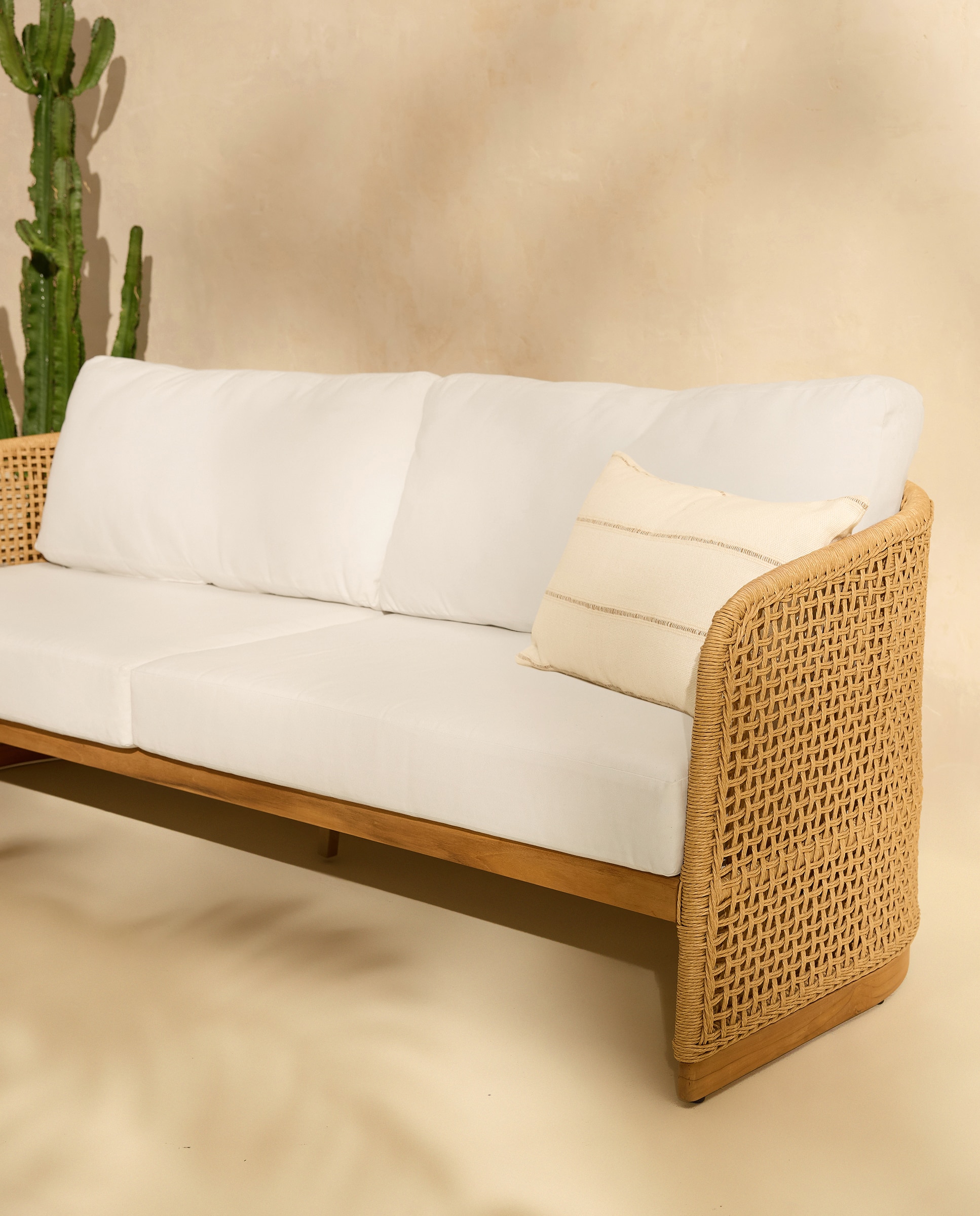 Imagem 0 de Sofá de Jardim de 3 Lugares Málaga