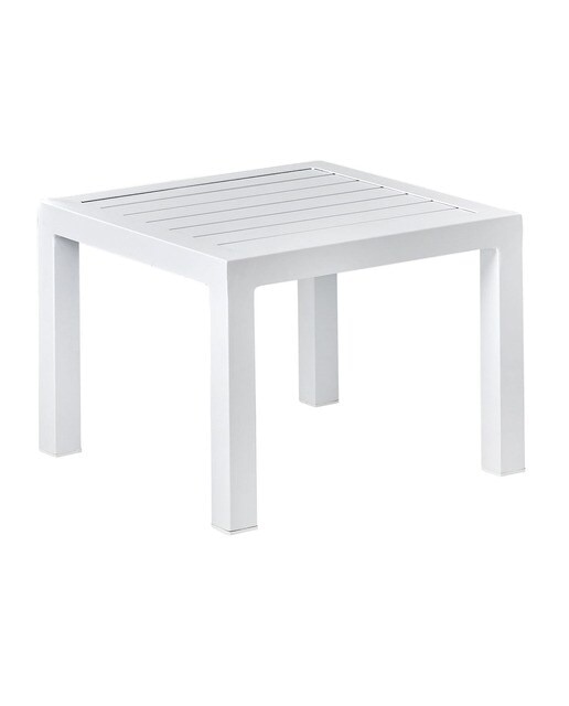 Mesa auxiliar de jardim Lincoln El Corte Inglés Branco-2