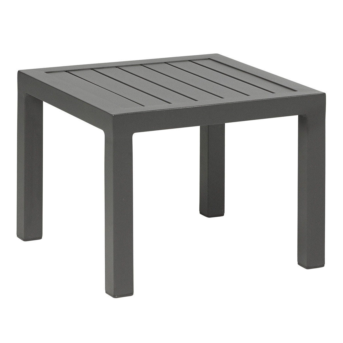 Mesa auxiliar de jardín Oporto - Antracita 45 x 35 cm Antracita-1