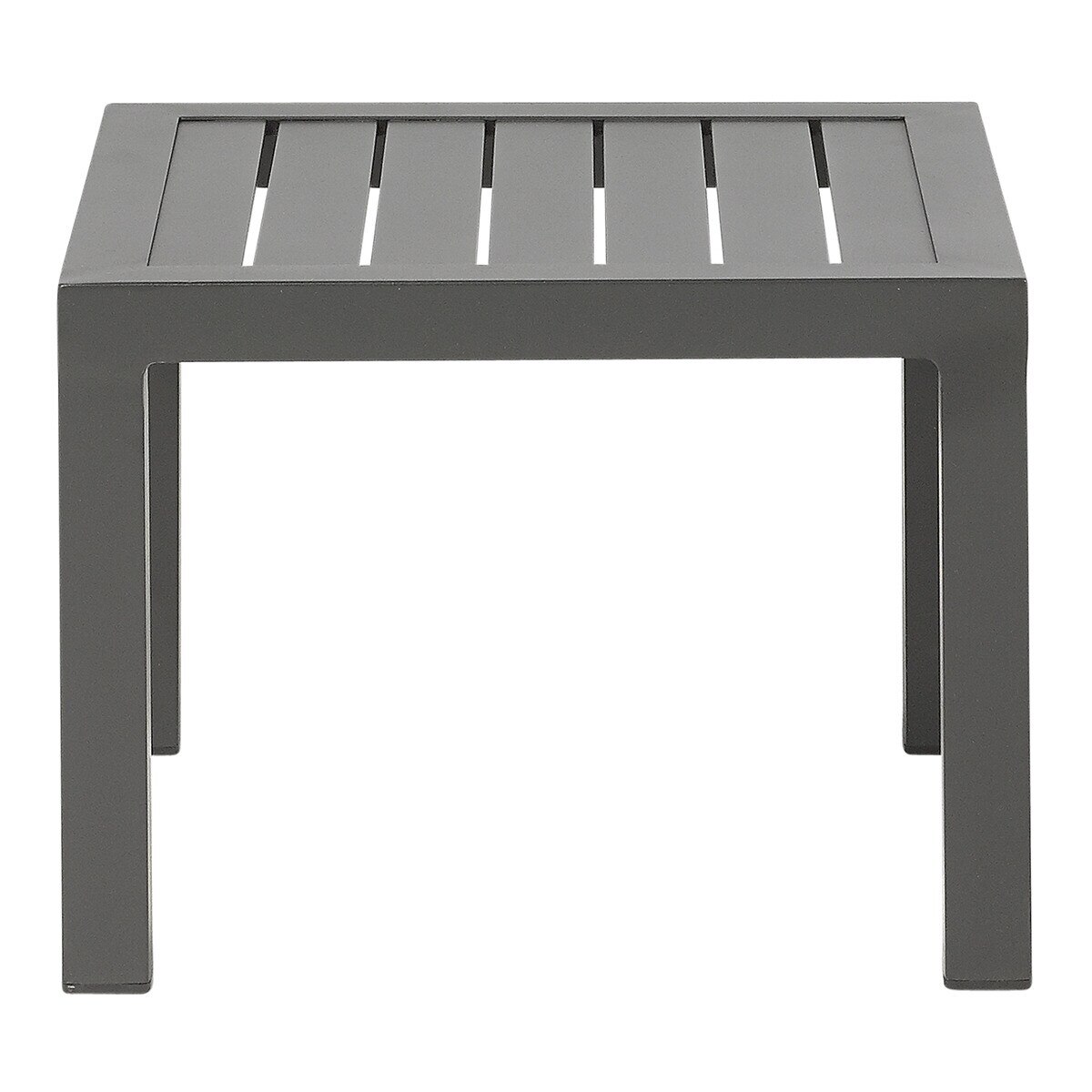 Mesa auxiliar de jardín Oporto - Antracita 45 x 35 cm Antracita-2