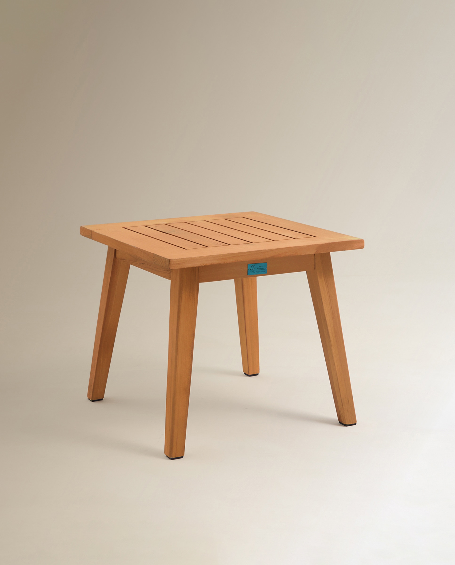 Mesa Auxiliar de Jardim de Teca Kansas Natural-2