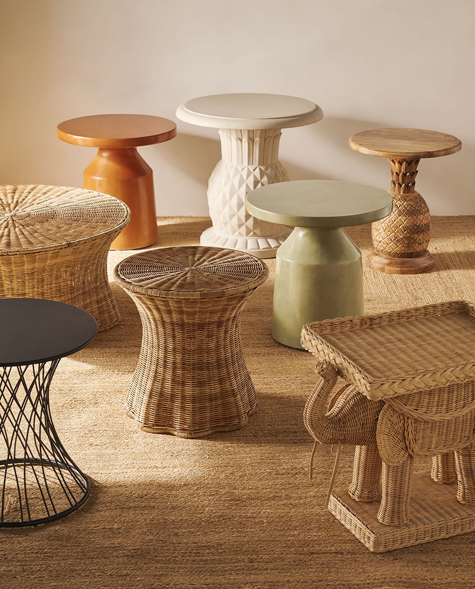 Mesa Auxiliar de Jardim Esmaltada Troia Antracite-4