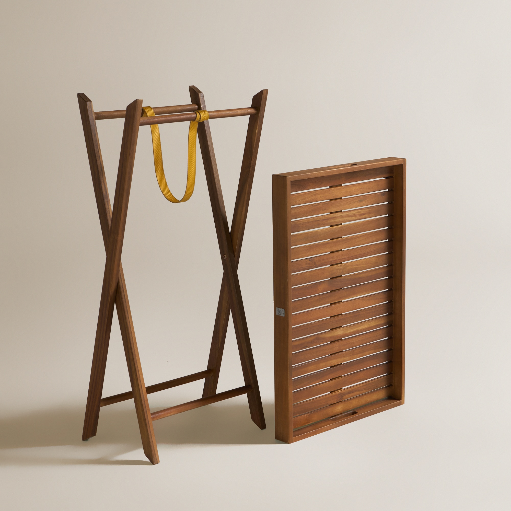 Tabuleiro com Pés de Jardim de Acácia Baiona Natural-5