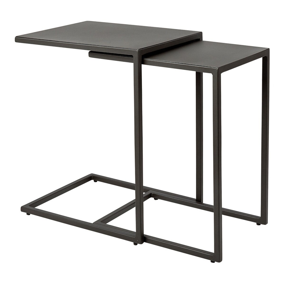 Mesa Auxiliar de Encaixe de Jardim Twin Antracite-1