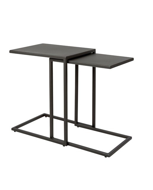 Mesa Auxiliar de Encaixe de Jardim Twin Antracite-3