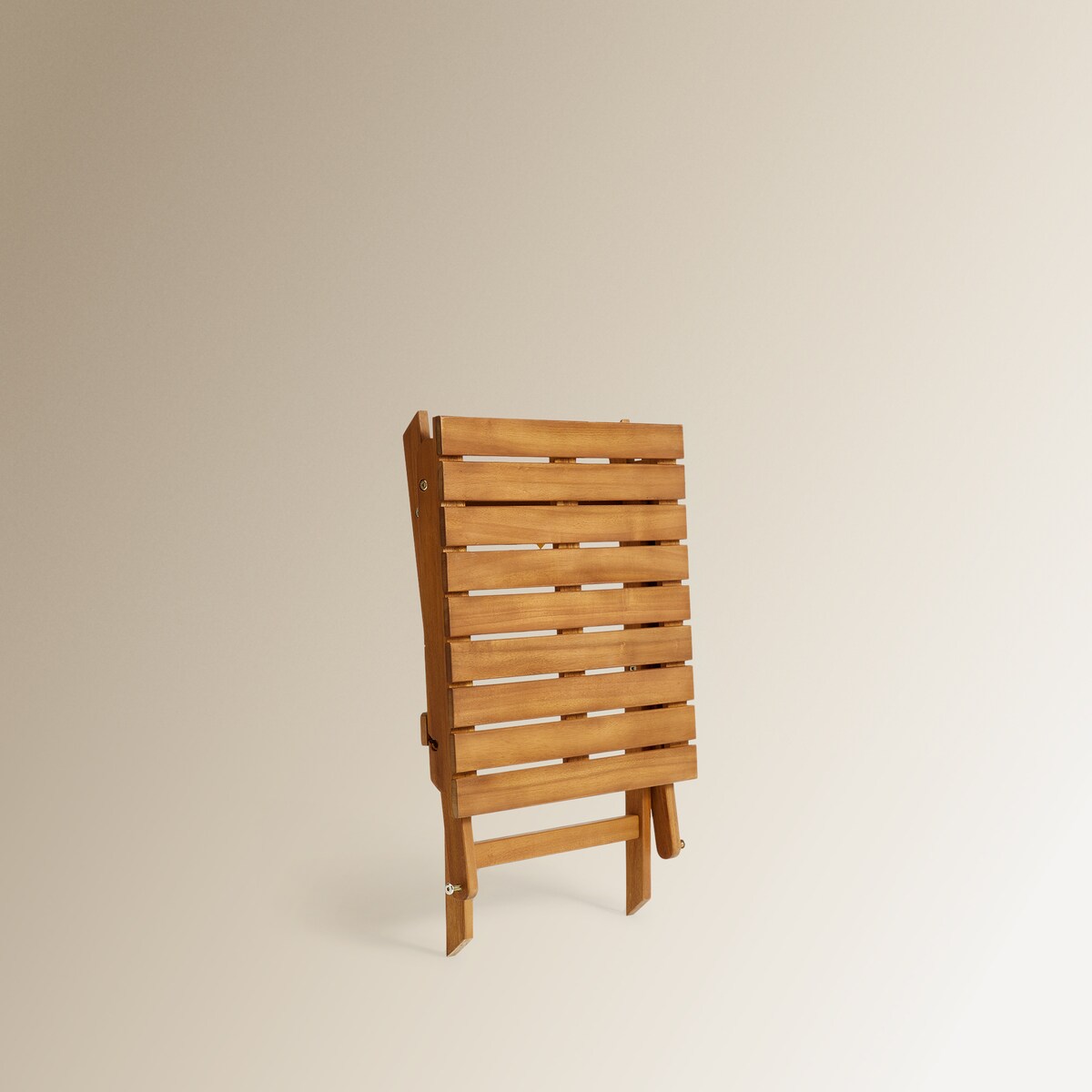 Mesa Auxiliar Dobrável de Jardim de Acácia Baiona Natural-7