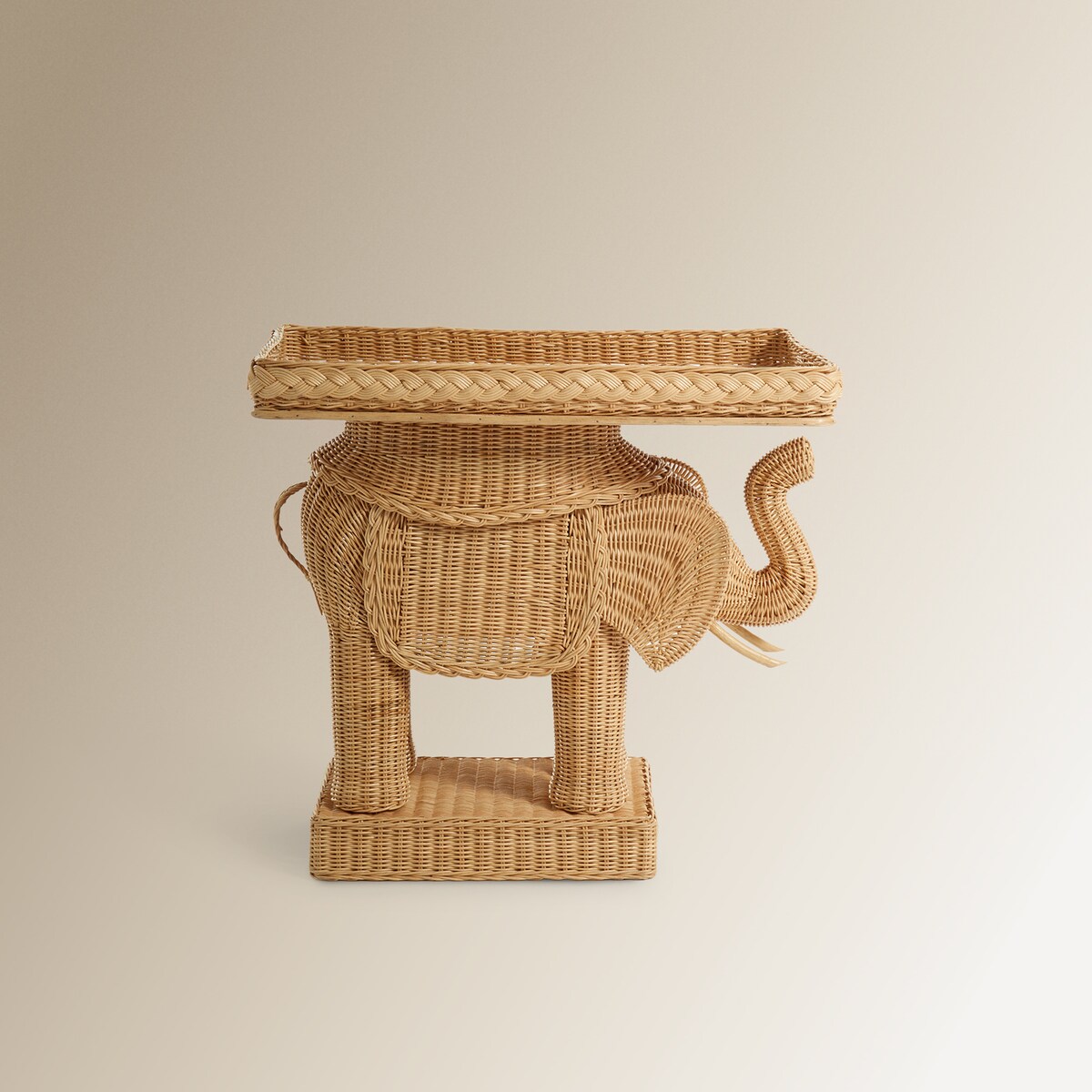 Mesa Auxiliar de Jardim de Fibra Natural Kampala Natural-4