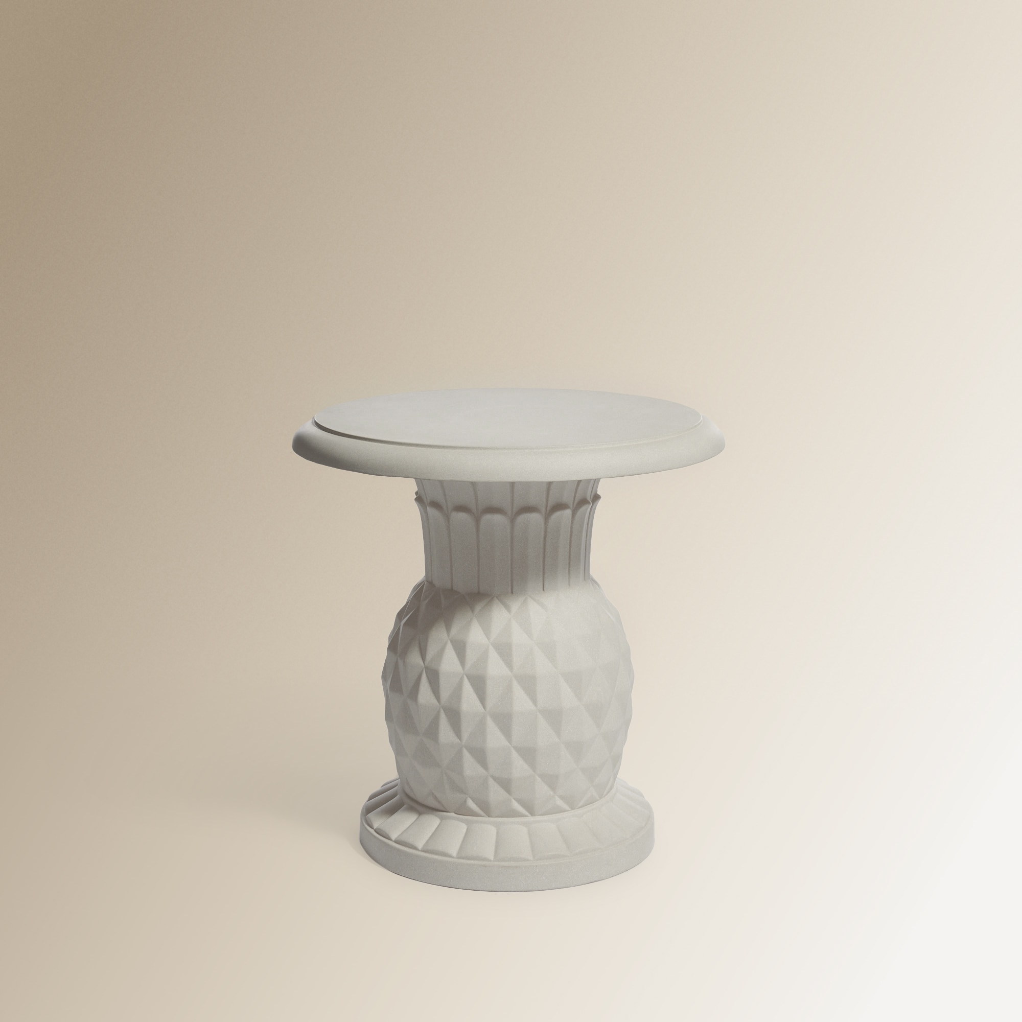 Mesa Auxiliar de Jardim Brasil Creme-1