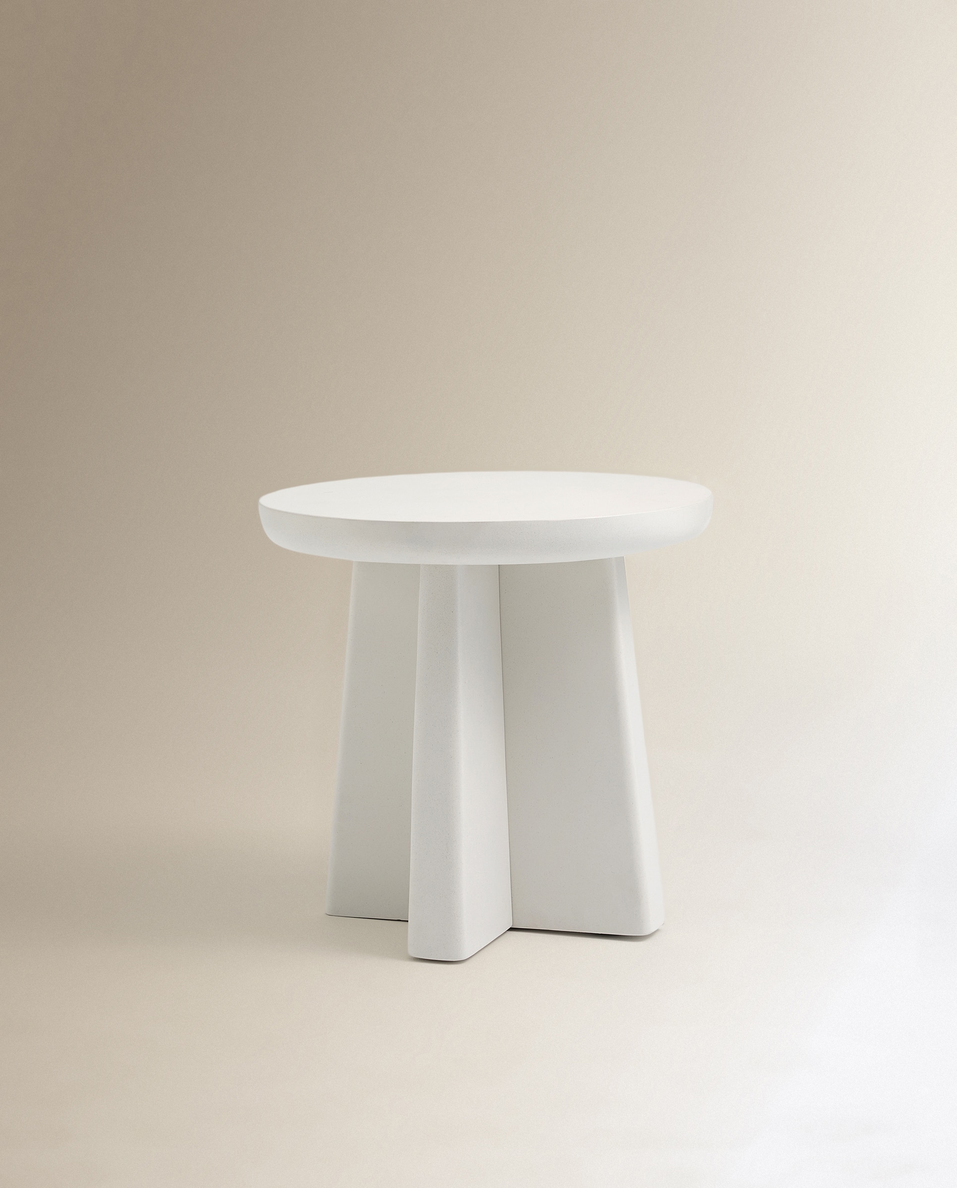 Mesa Auxiliar de Jardim de Policimento Miami Branco-2