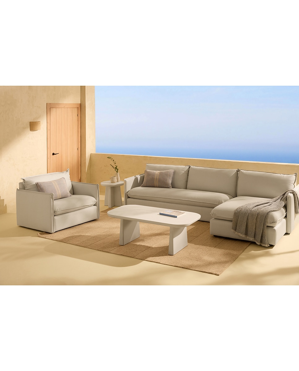 Mesa Auxiliar de Jardim de Policimento Miami Branco-6