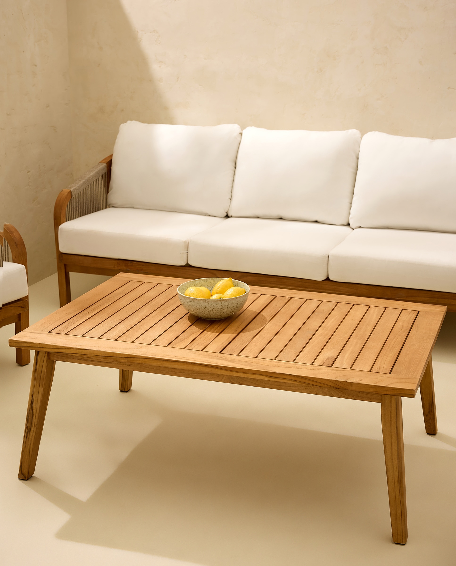 Imagem 0 de Mesa de Centro de Jardim de Teca Kansas