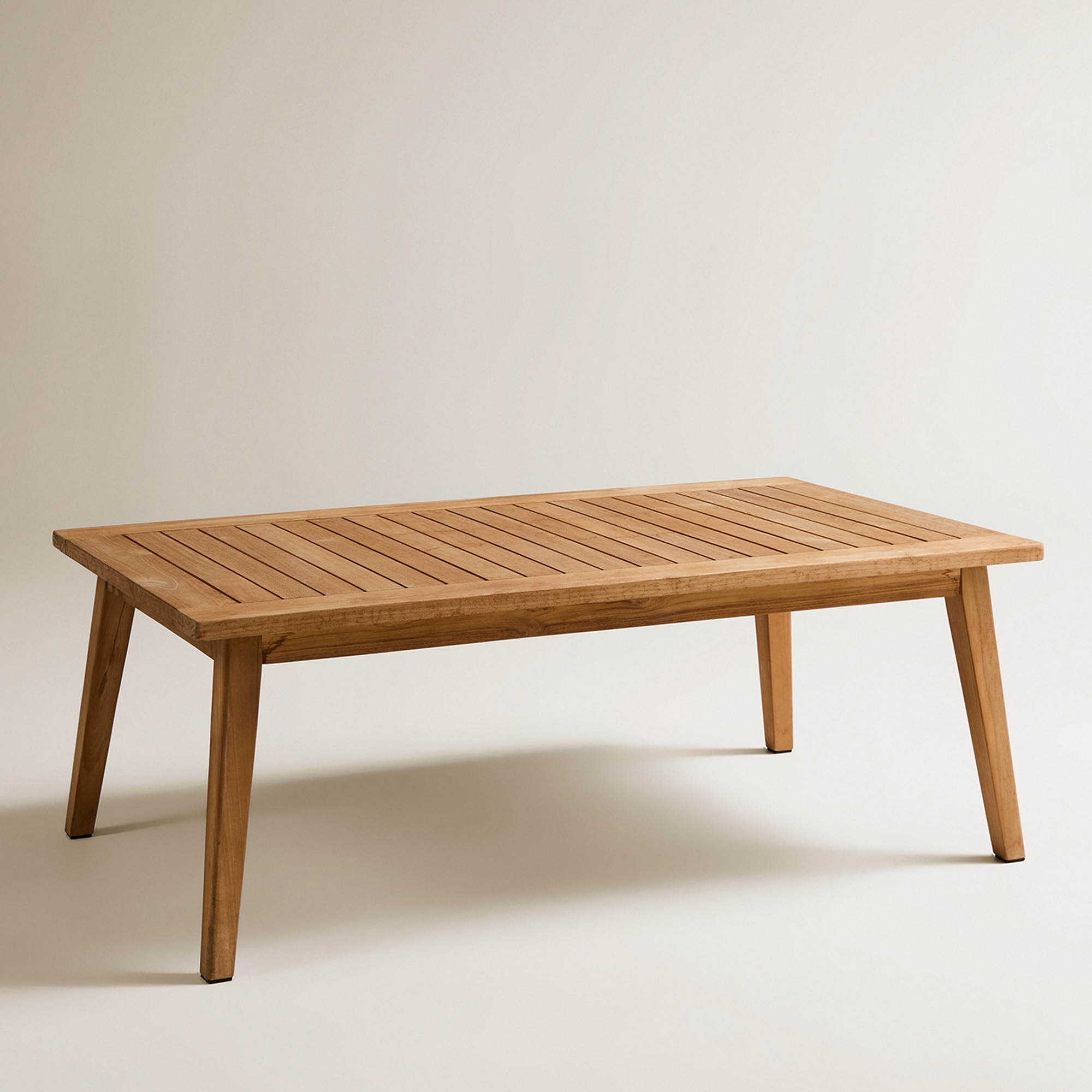 Mesa de Centro de Jardim de Teca Kansas Natural-2