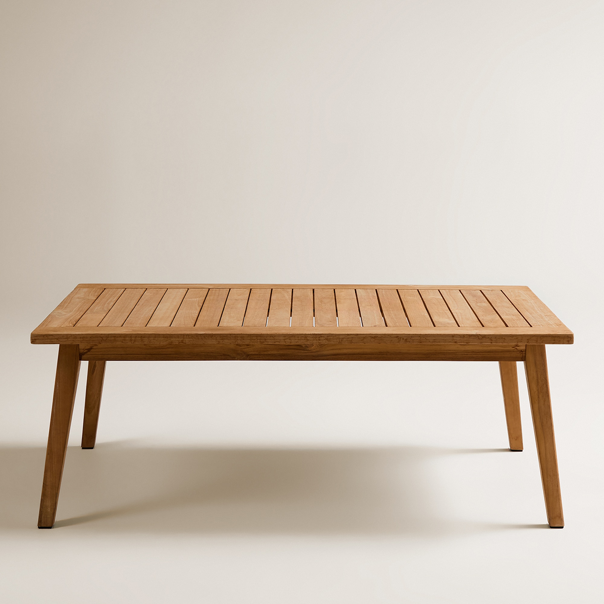 Mesa de Centro de Jardim de Teca Kansas Natural-3