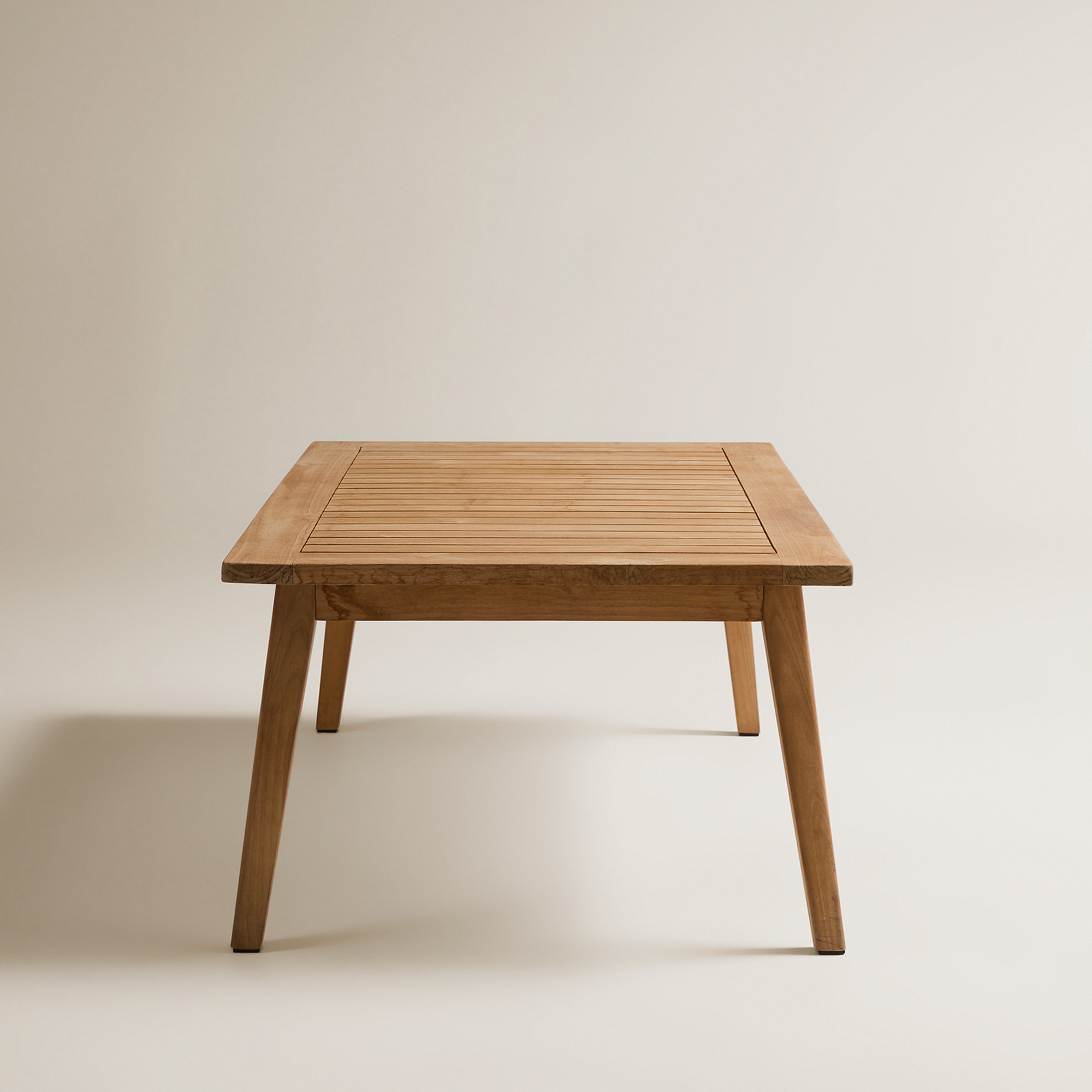 Mesa de Centro de Jardim de Teca Kansas Natural-4