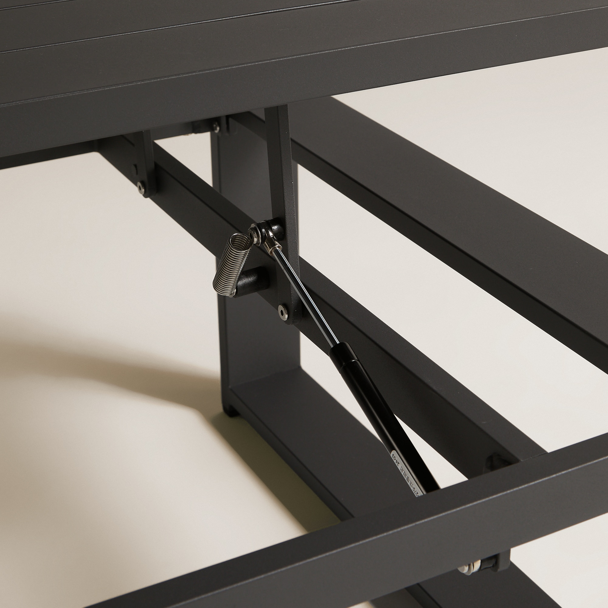 Mesa de Centro Elevável de Jardim de Alumínio Chicago Antracite-7