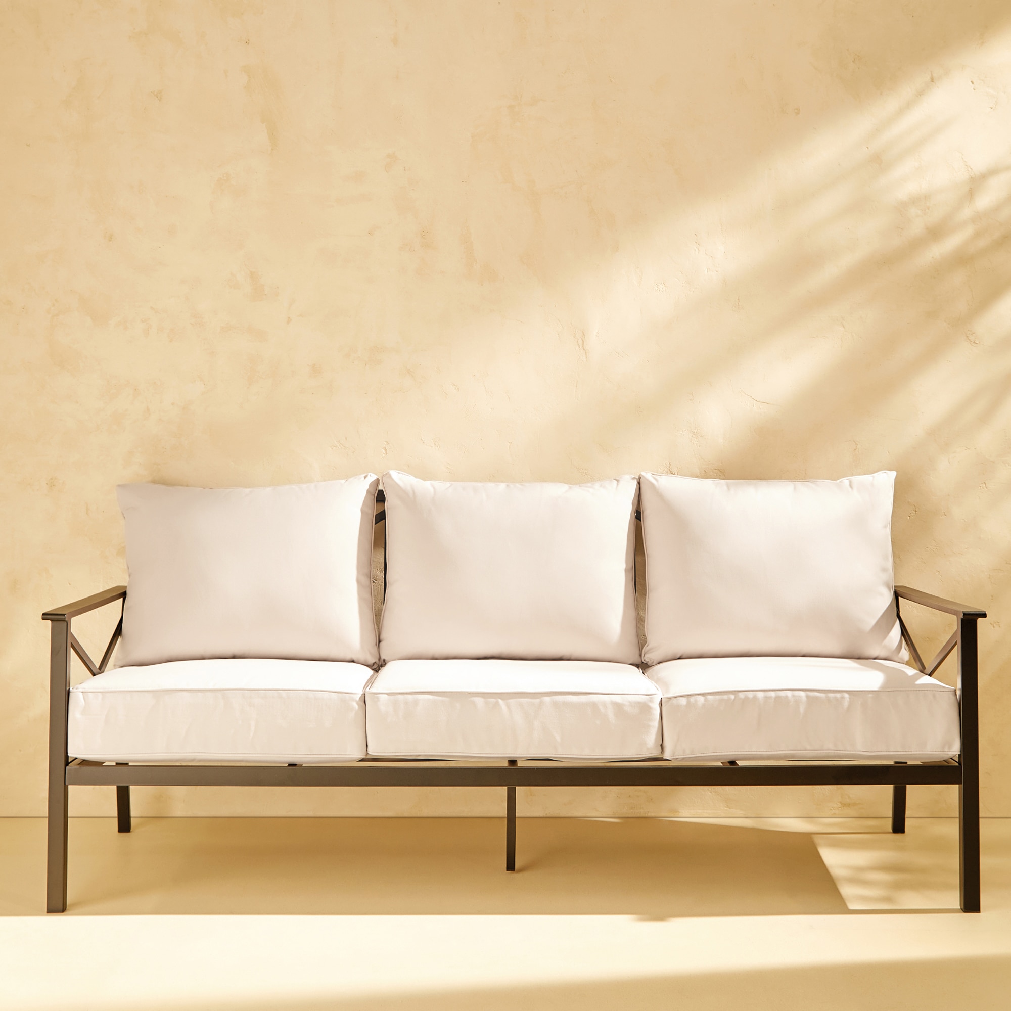 Imagem 0 de Sofá de 3 Lugares de Jardim Cross