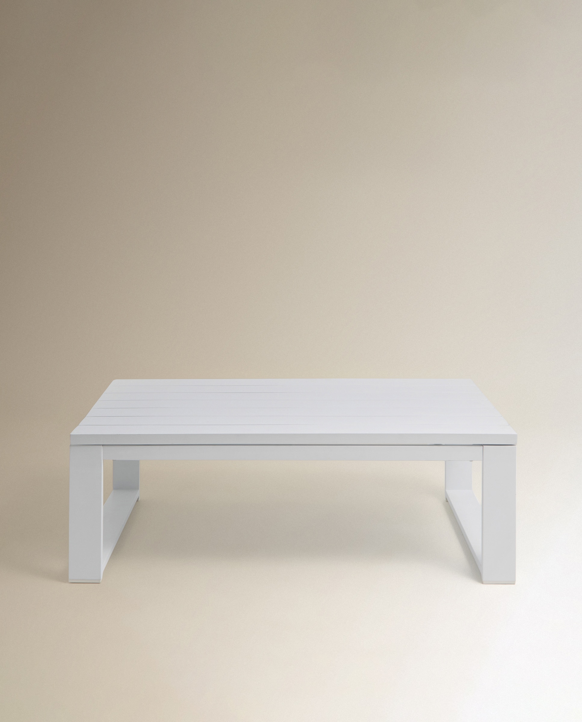 Mesa de Centro Elevável de Jardim de Alumínio Chicago Branco-5