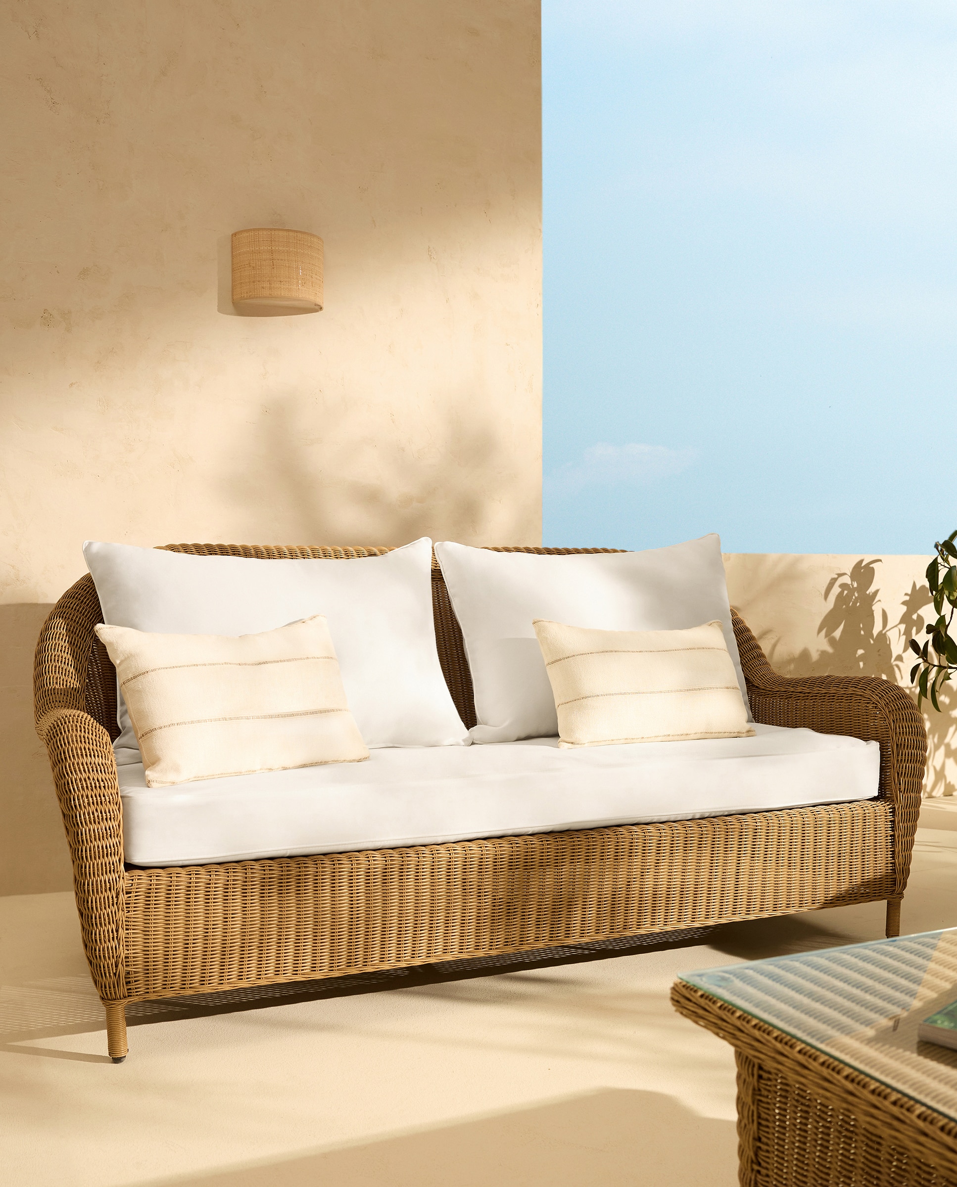 Imagem 0 de Sofá de Jardim de 3 Lugares Charlotte