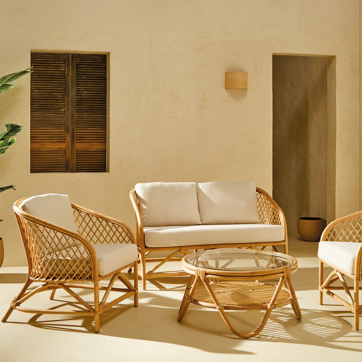 Mesa de centro de jardín Portofino - Natural Natural-5