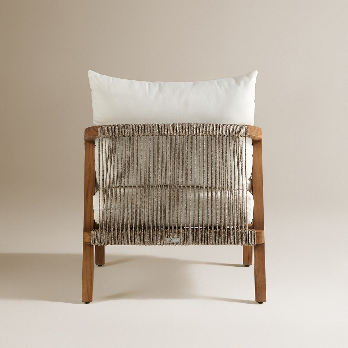 Cadeira de Jardim de Madeira de Teca Kansas Natural-5