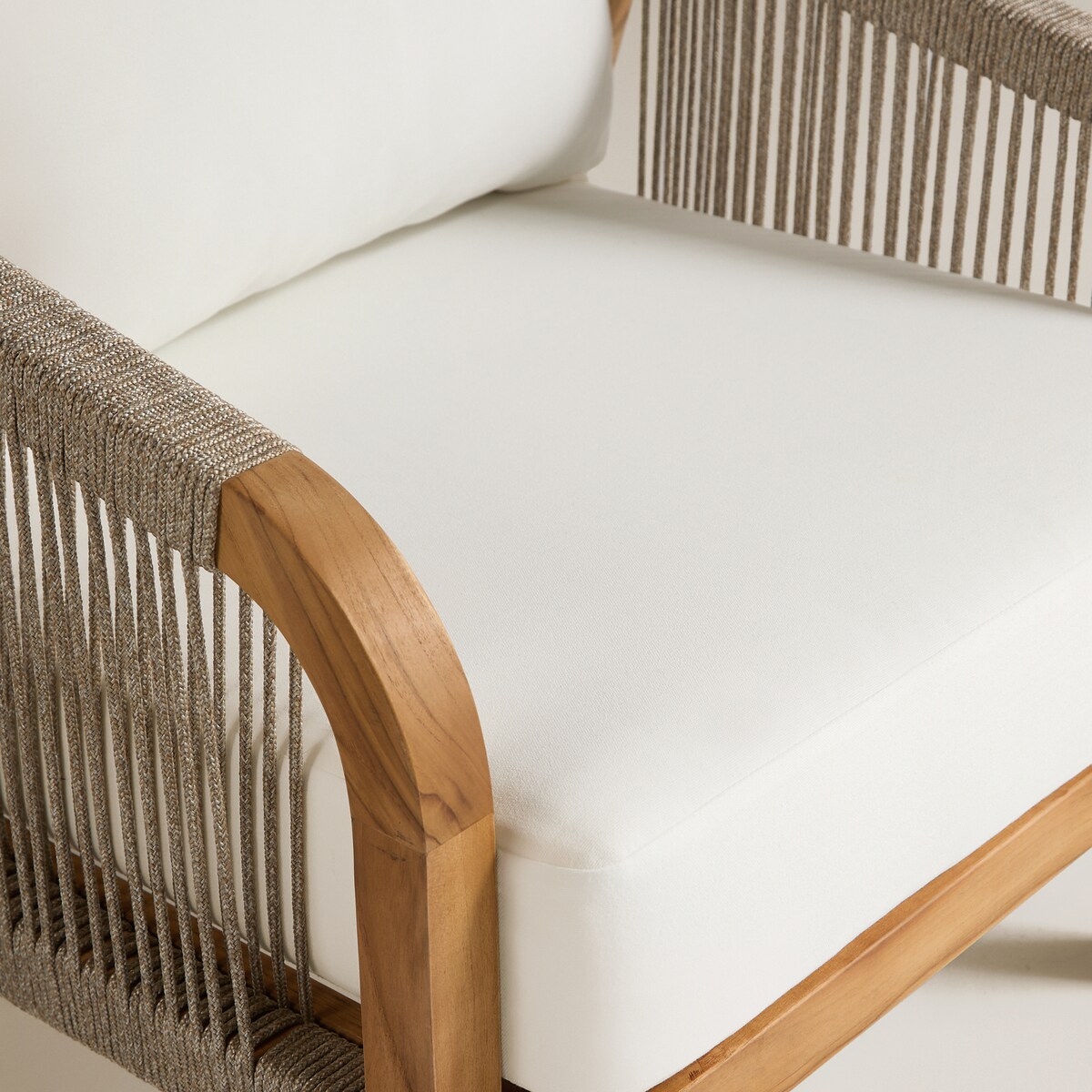 Cadeira de Jardim de Madeira de Teca Kansas Natural-6