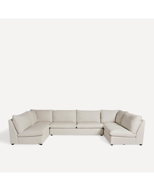 Módulo de 1,5 plazas con tejido impermeable para sofá de jardín Oasis - Beige Beige-7