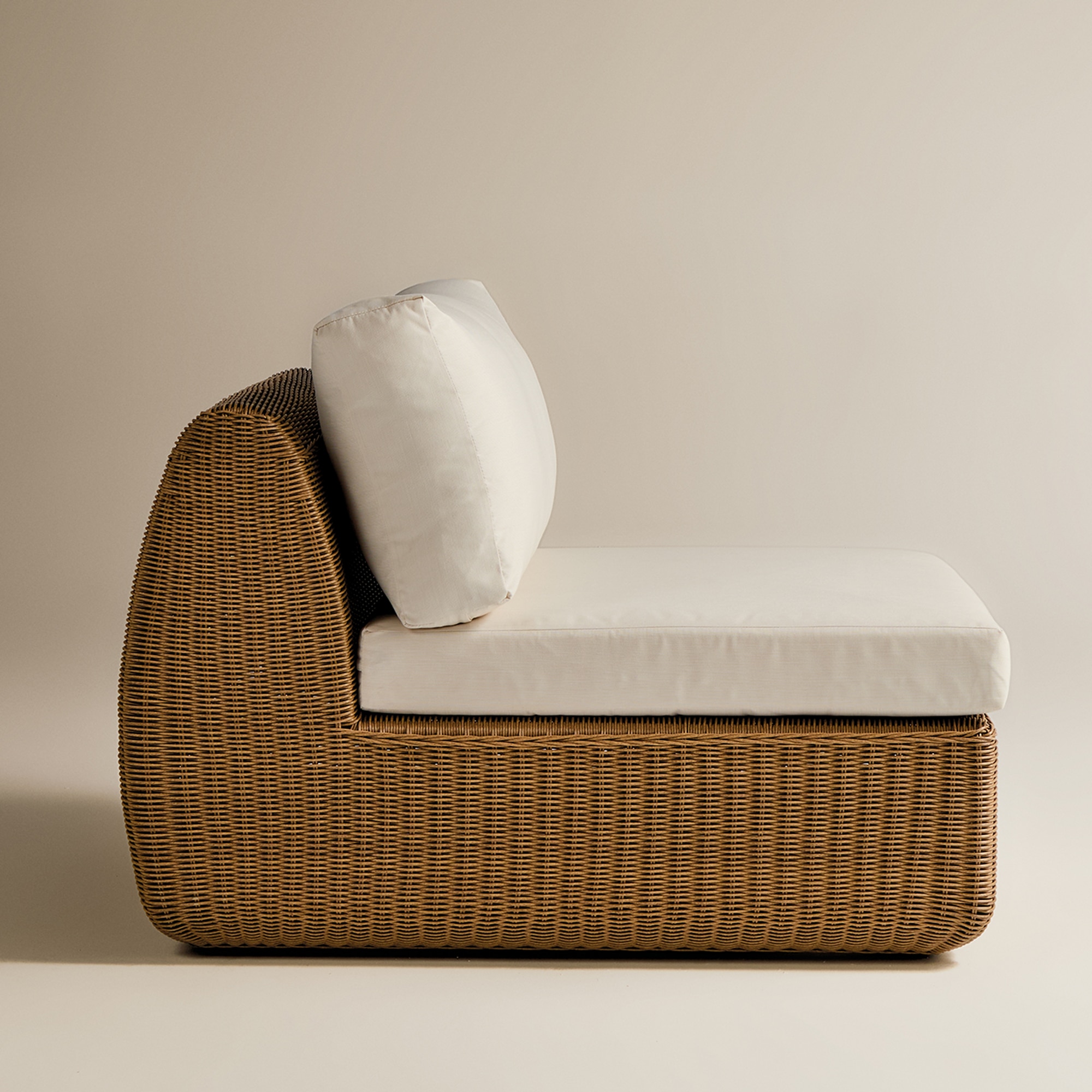 Módulo central para sofá de jardim Ibiza El Corte Inglés Natural-3