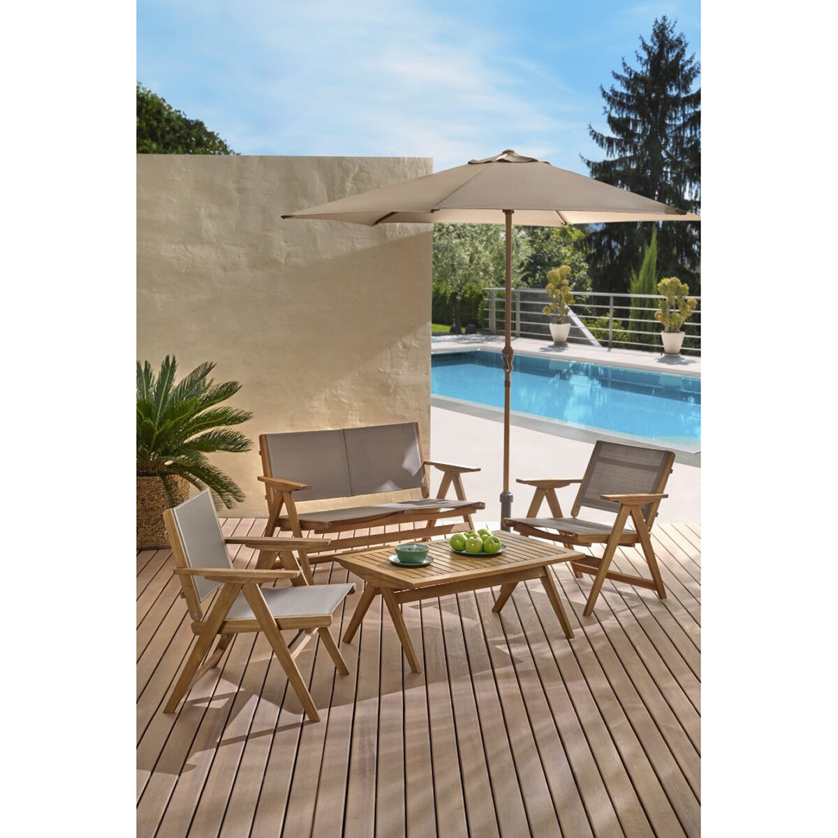 Conjunto de jardín Scot Basics El Corte Inglés Natural-2