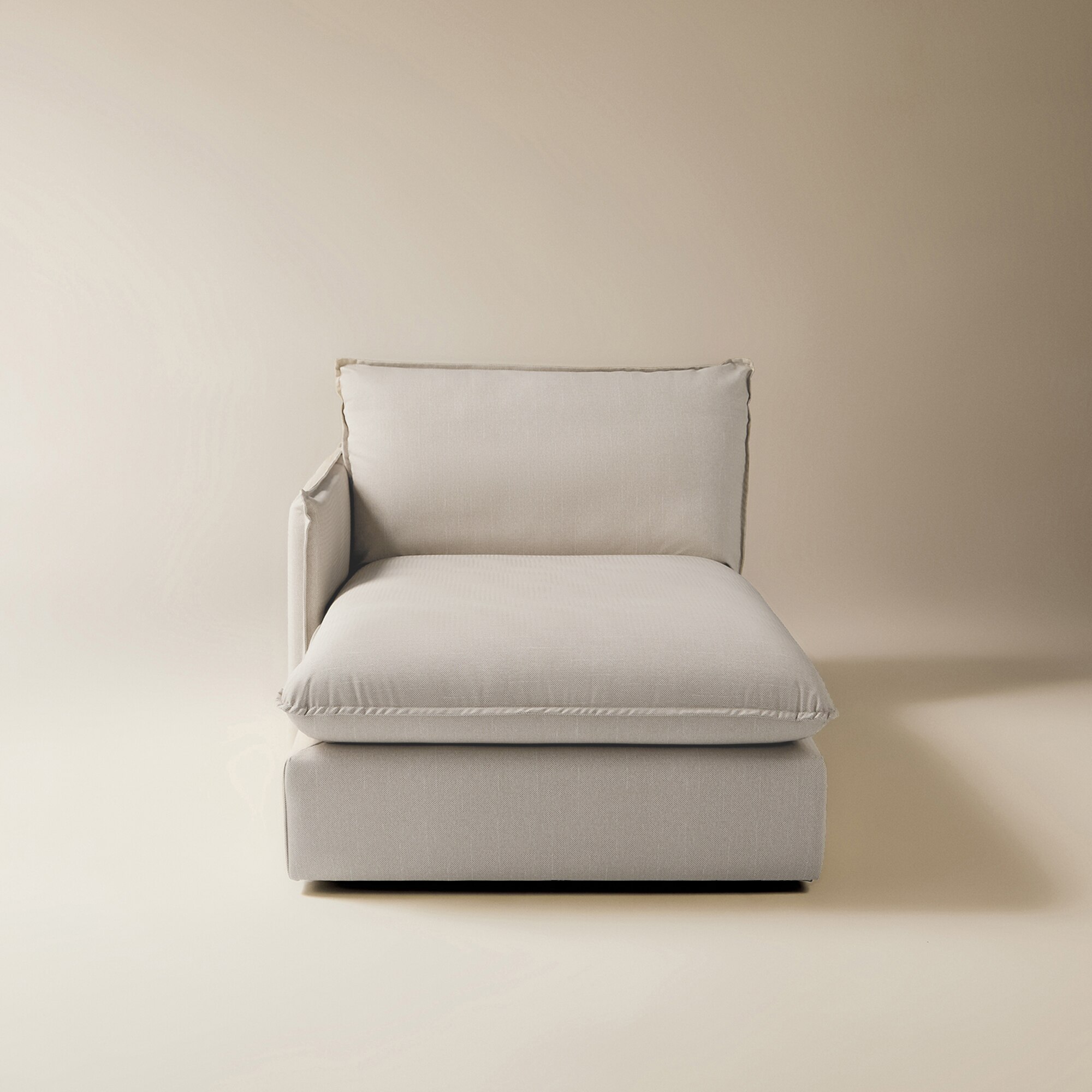 Módulo chaiselongue izquierda con tejido impermeable para sofá de jardín Oasis El Corte Inglés - Crema Crema-4