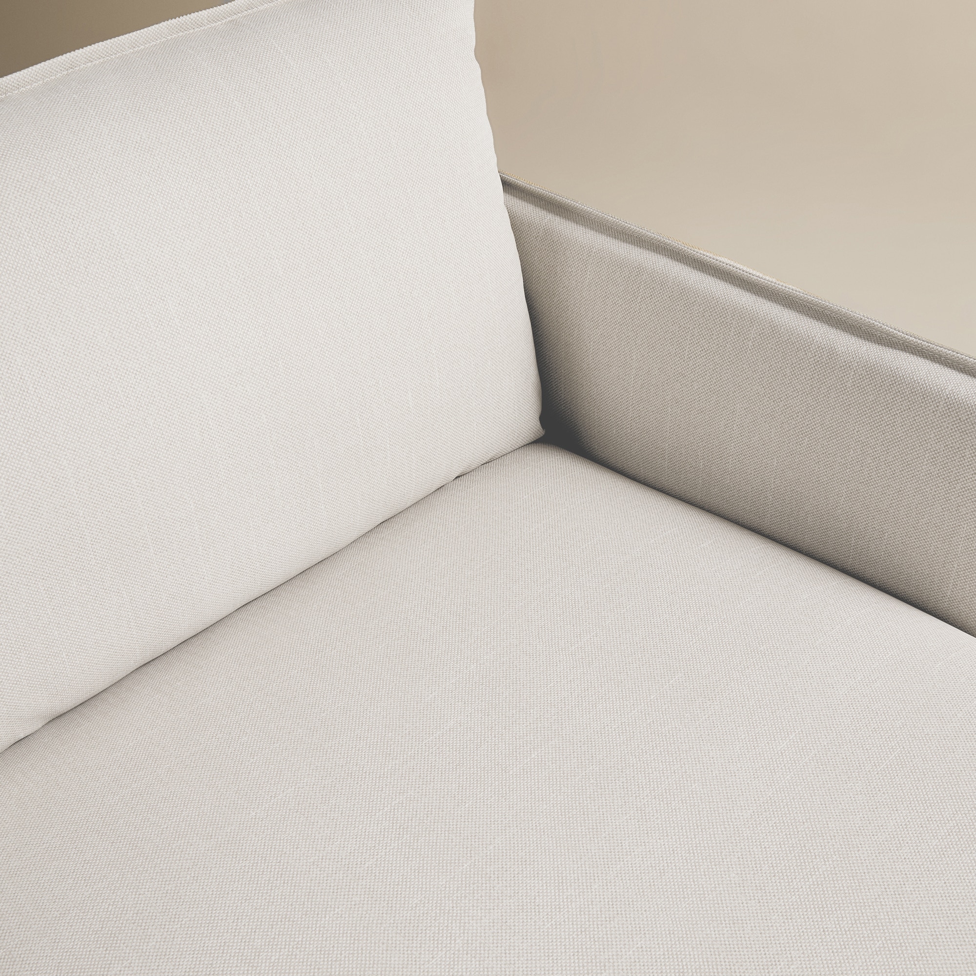 Módulo de Chaise Longe Direita com Tecido Impermeável para Sofá de Jardim Miami Branco-6