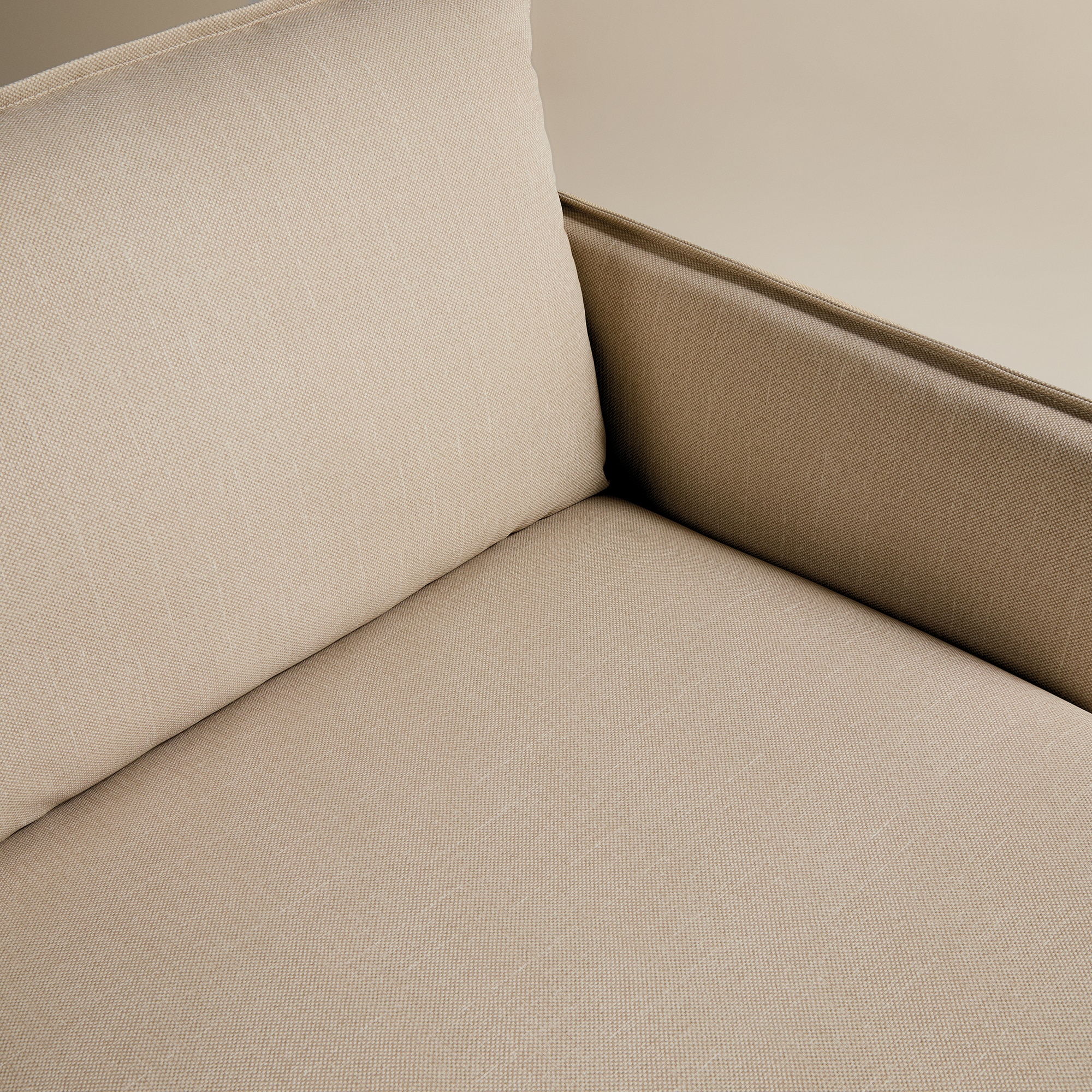 Módulo de Chaise Longe Direita com Tecido Impermeável para Sofá de Jardim Miami Bege-6