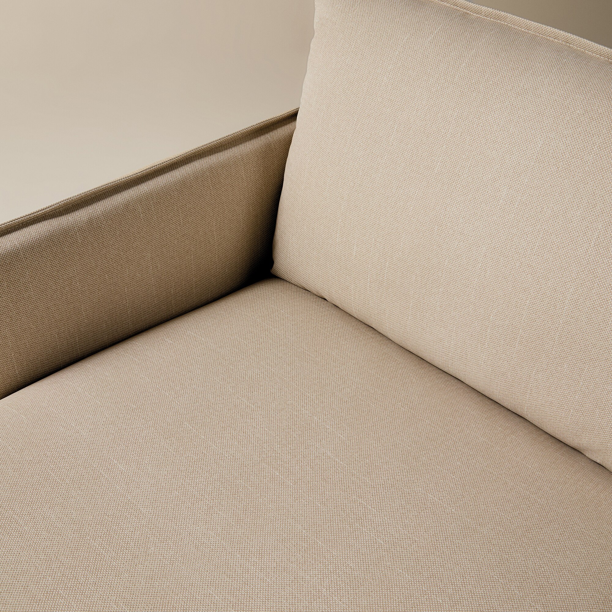 Módulo de Chaise Longue Esquerda com Tecido Impermeável para Sofá de Jardim Miami Bege-6