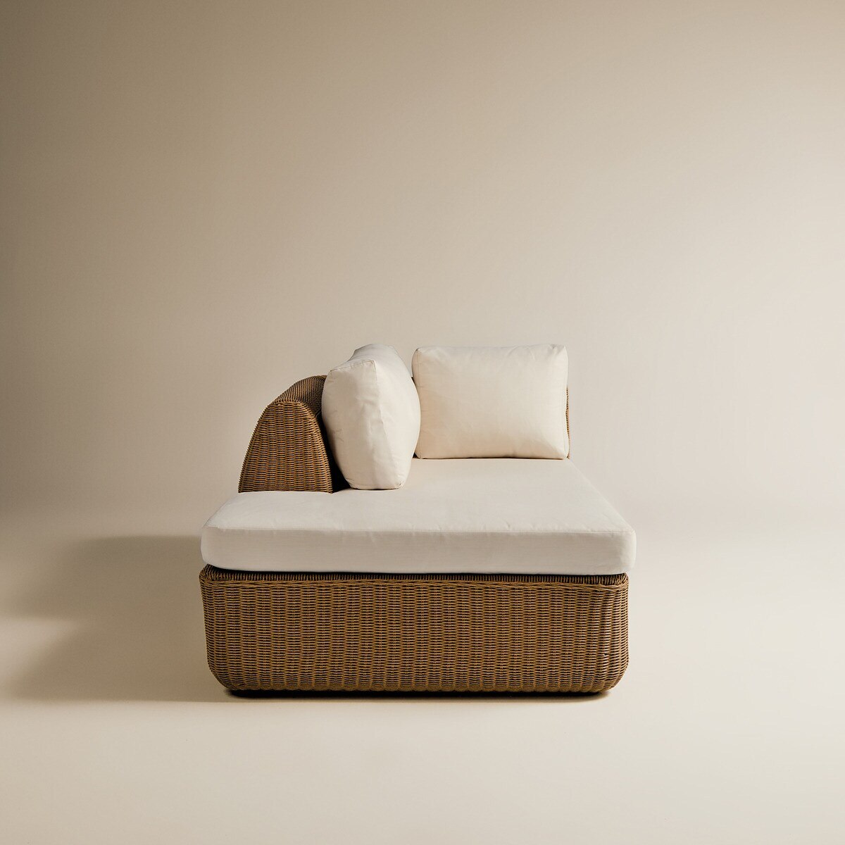 Módulo de Chaise-Longue Esquerda para Sofá de Jardim Ibiza Natural-3