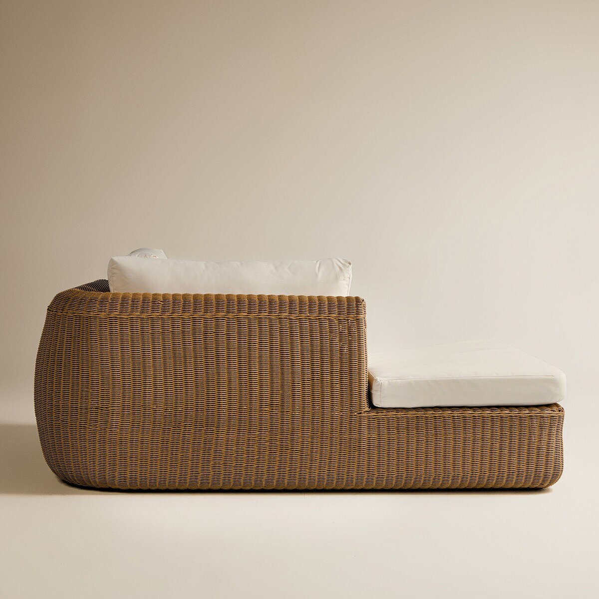 Módulo de Chaise-Longue Esquerda para Sofá de Jardim Ibiza Natural-5