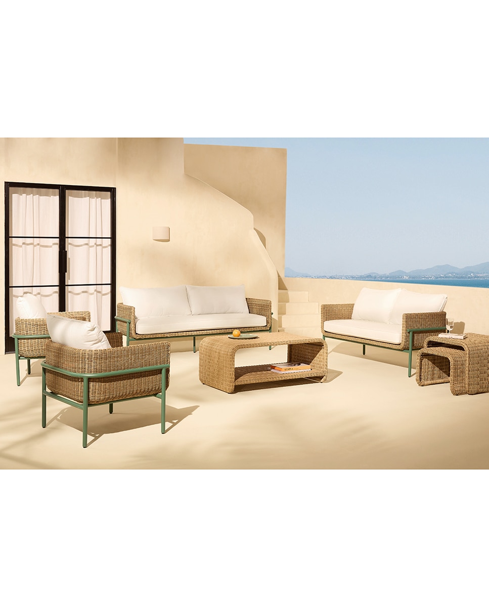 Mesa de Centro de Jardim Amsterdam Castanho-8