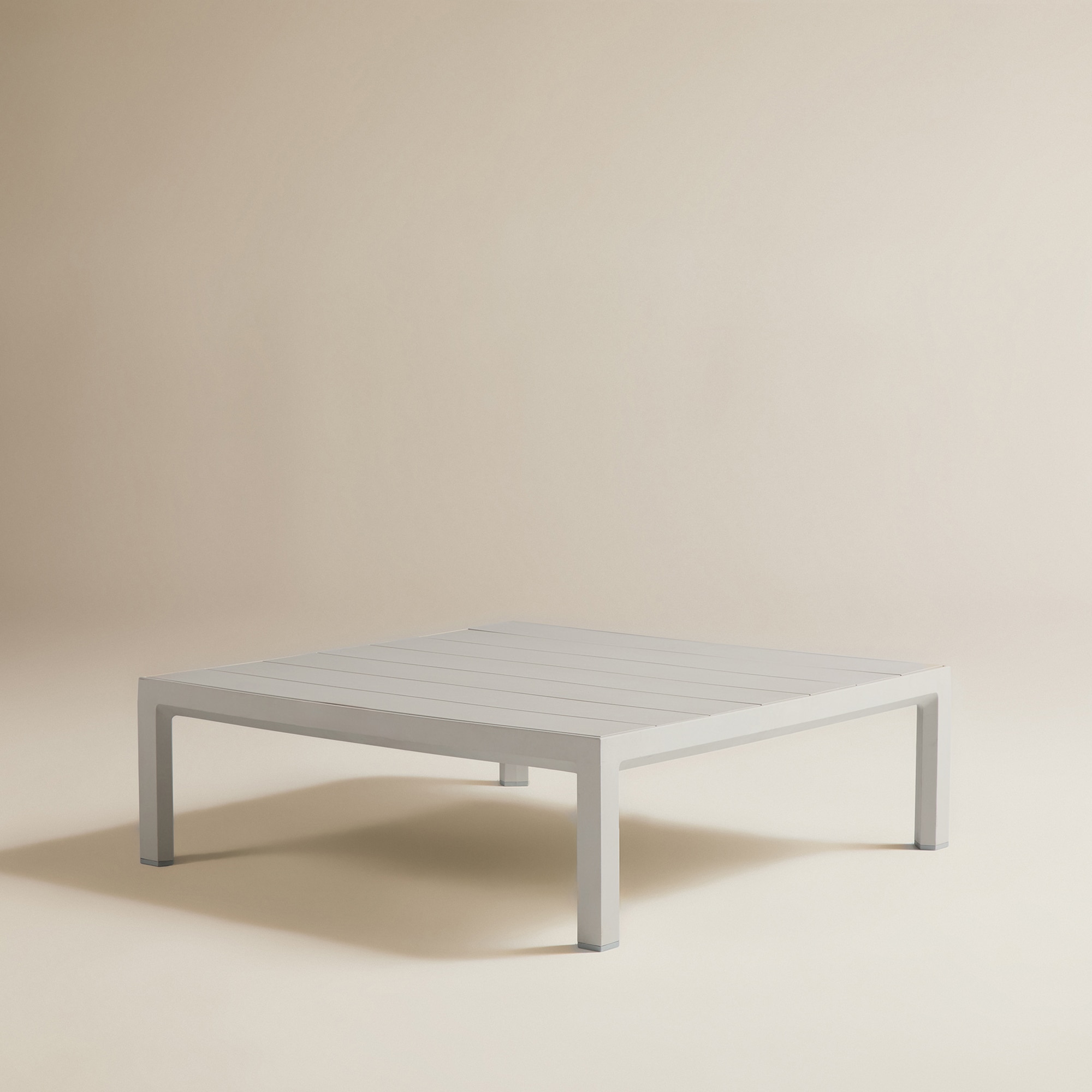 Mesa de centro de jardín de polipropileno Máximo Nardi - Hueso Hueso-2