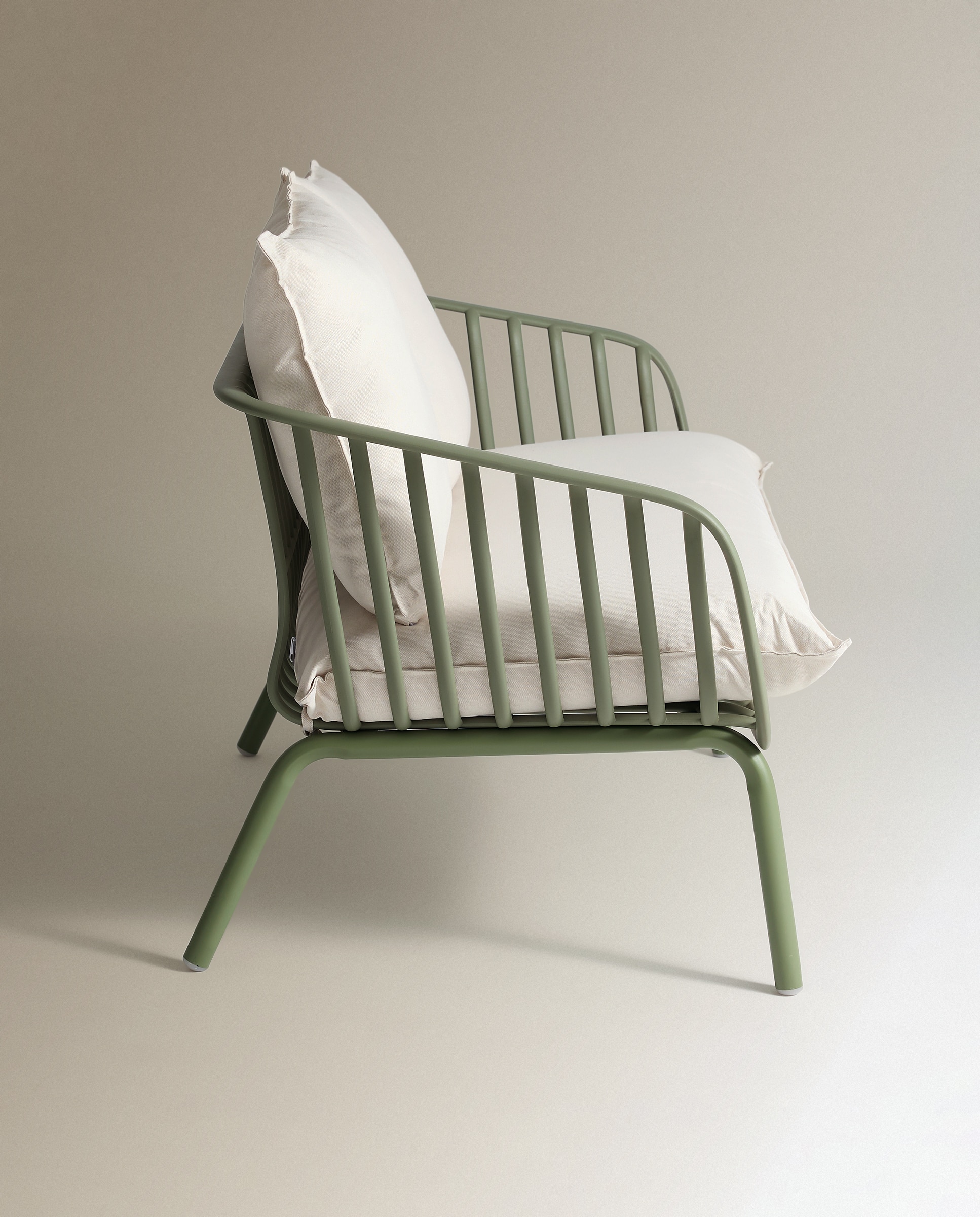 Sofá de jardim de 2 lugares Lisboa Verde-4