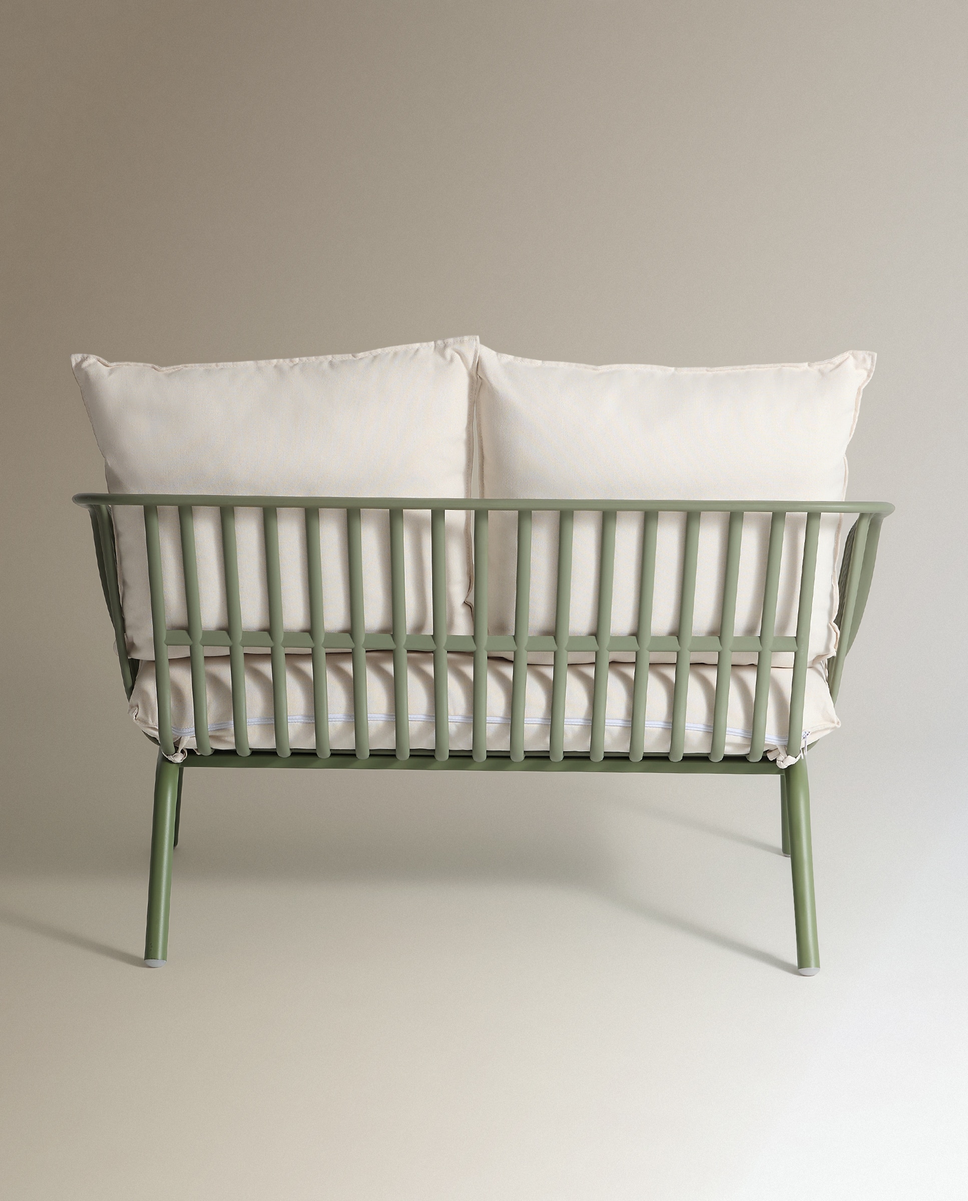 Sofá de jardim de 2 lugares Lisboa Verde-5