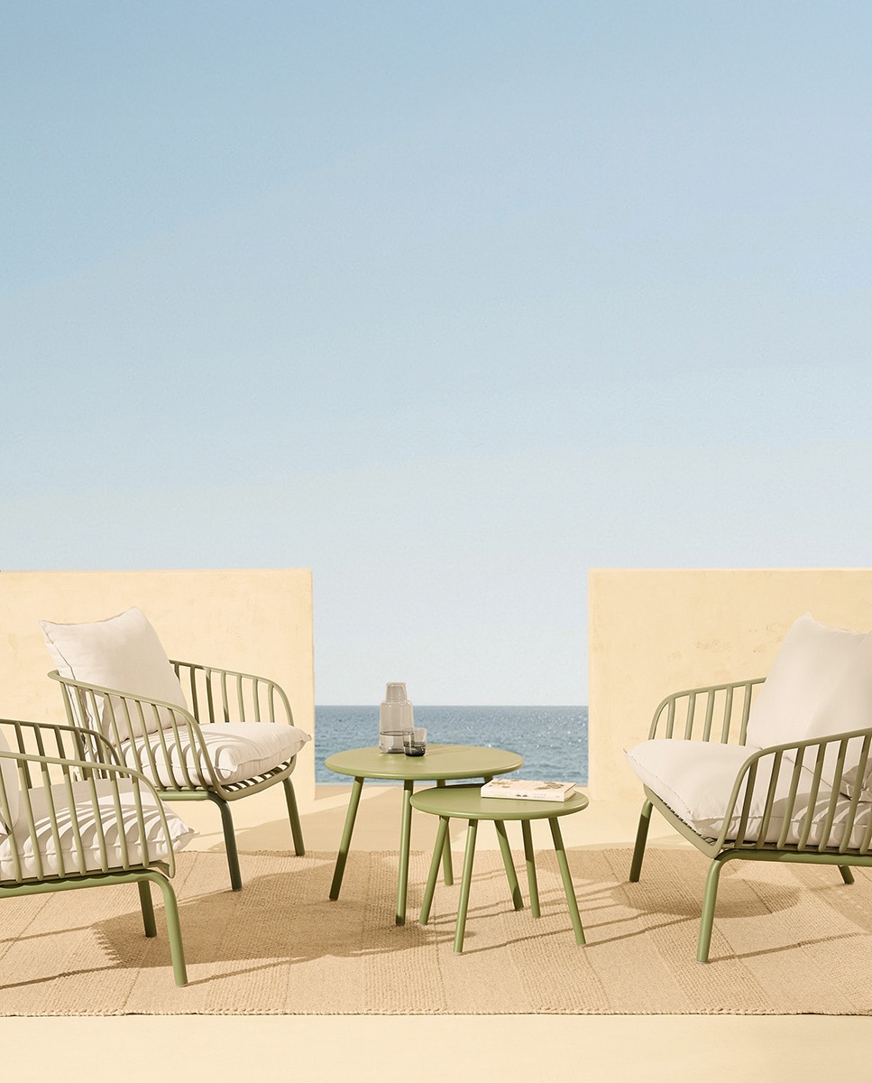 Sofá de jardim de 2 lugares Lisboa Verde-8