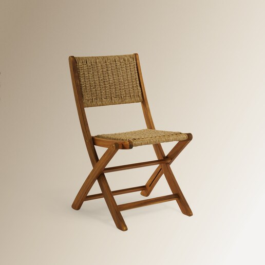 Silla plegable de madera de acacia Baiona El Corte Inglés