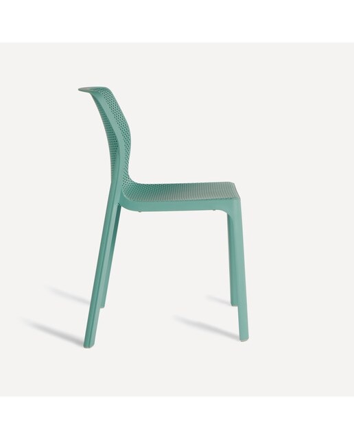 Silla de jardín apilable Bit Nardi - Verde Agua Verde Agua-3
