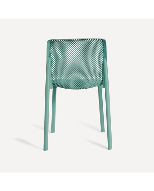 Silla de jardín apilable Bit Nardi - Verde Agua Verde Agua-4